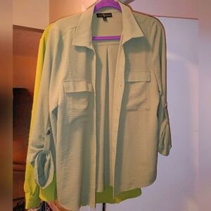 Two Green Blouses